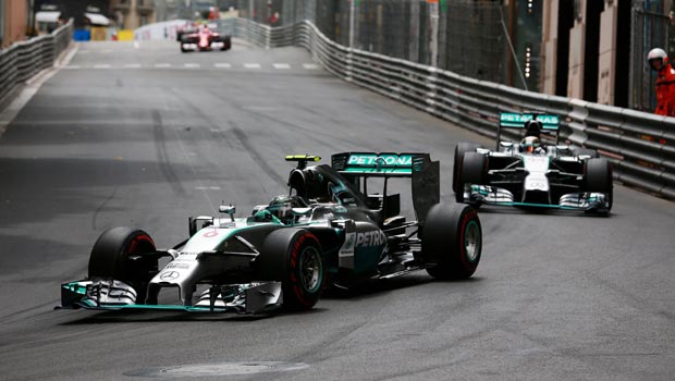 Lewis Hamilton and Nico Rosberg Mercedes Formula 1