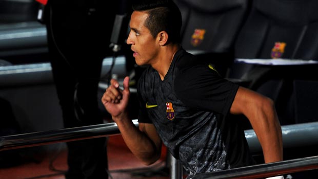 Alexis Sanchez Barcelona striker