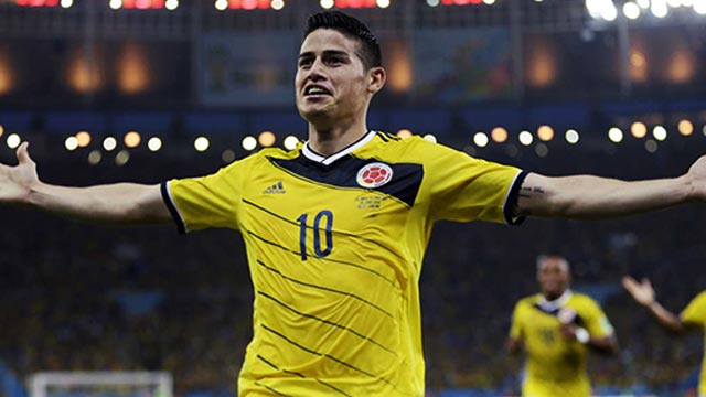 James Rodriguez Colombia for Golden Boot