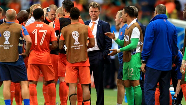 Louis van Gaal Netherlands vs Brazil World Cup