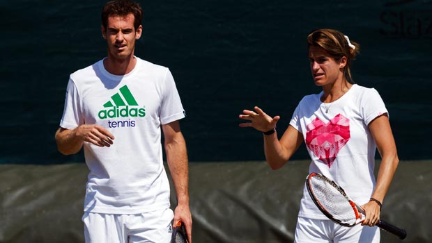 Andy Murray and Amelie Mauresmo