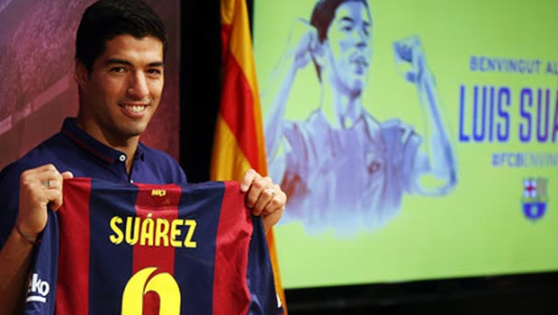 Luis Suarez New Barcelona forward