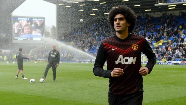 Marouane Fellaini Manchester United midfielder