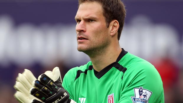 Asmir Begovic Stoke City goalkeeper