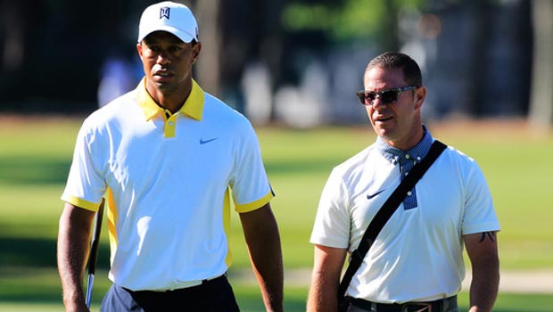 Tiger Woods and Sean Foley