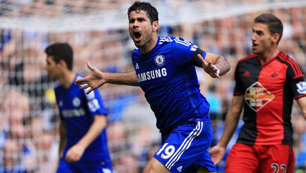 Diego Costa Chelsea v Swansea City