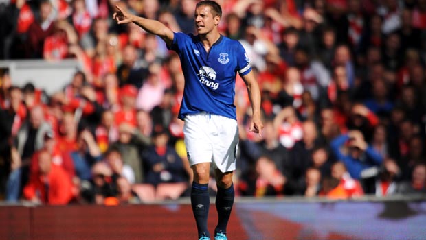 Phil Jagielka Everton v Liverpool