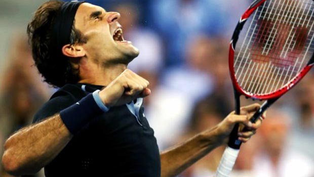 Roger Federer beats Gael Monfils US Open 2014