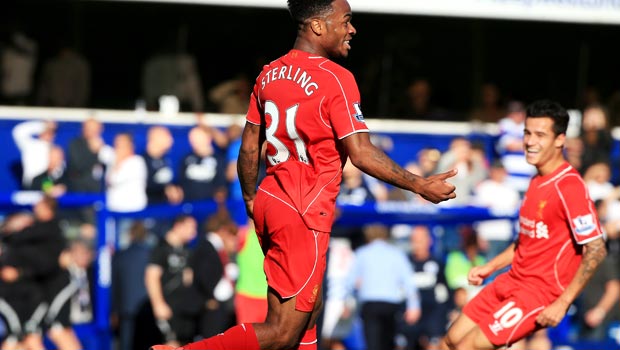 Liverpool midfielder Raheem Sterling