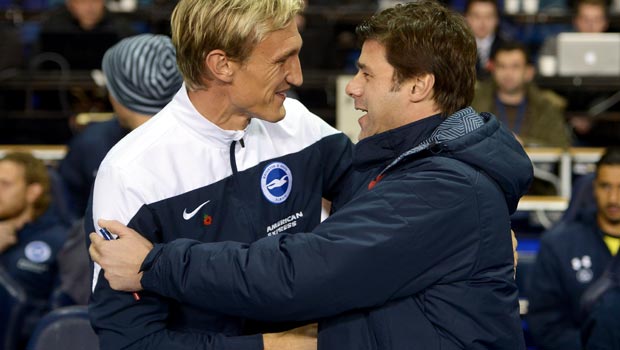 Mauricio Pochettino and Sami Hyypia