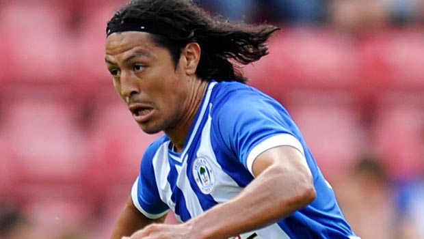 Roger Espinoza Wigan Athletic