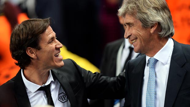 Rudi Garcia and Manuel Pellegrini