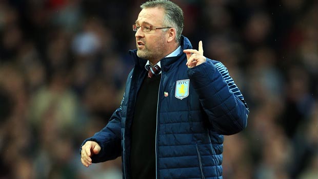 Aston Villa manager Paul Lambert