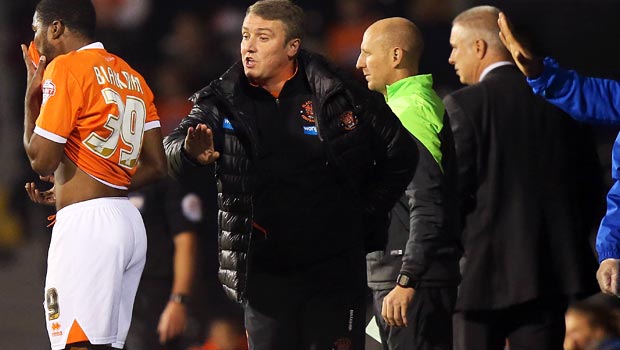 Blackpool manager Lee Clark