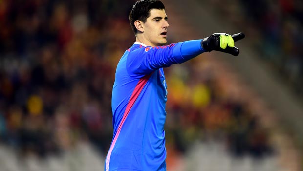 Chelsea keeper Thibaut Courtois