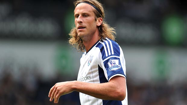 Jonas Olsson West Bromwich Albion