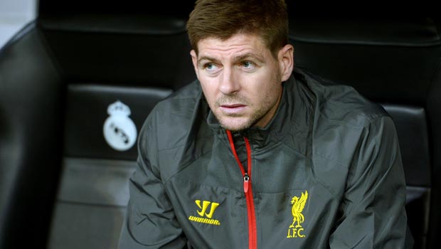 Liverpool skipper Steven Gerrard Champions League