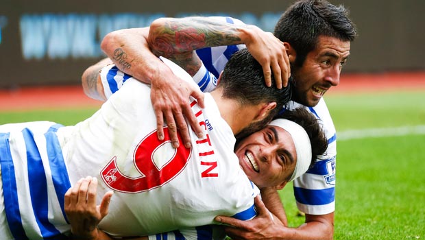 Mauricio Isla and Eduardo Vargas QPR