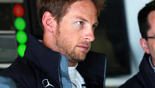 McLaren Mercedes driver Jenson Button