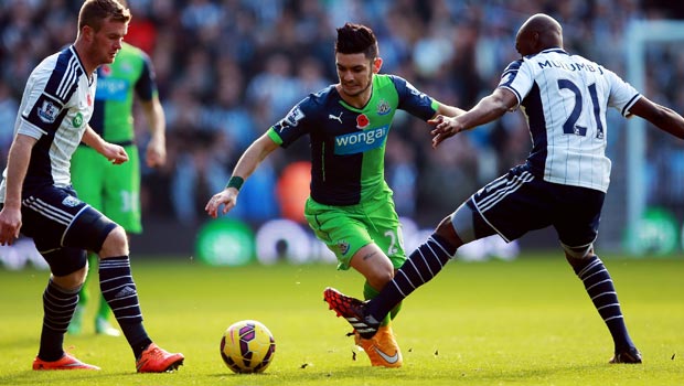 Remy Cabella Newcastle United v West Bromwich Albion