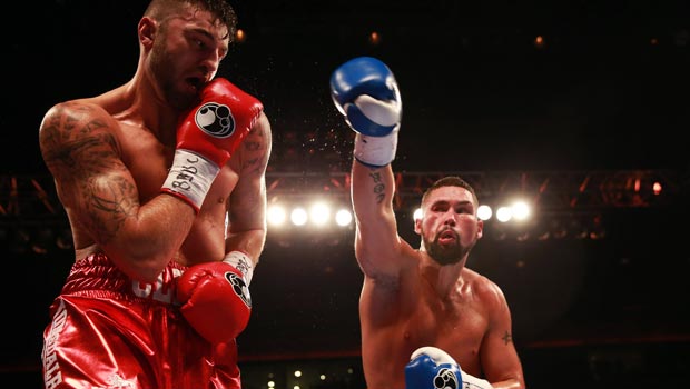 Tony Bellew defeating Nathan Cleverly boxing