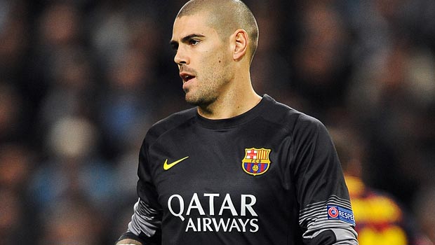 Victor Valdes, Barcelona goalkeeper