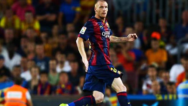 Barcelona defender Jeremy Mathieu