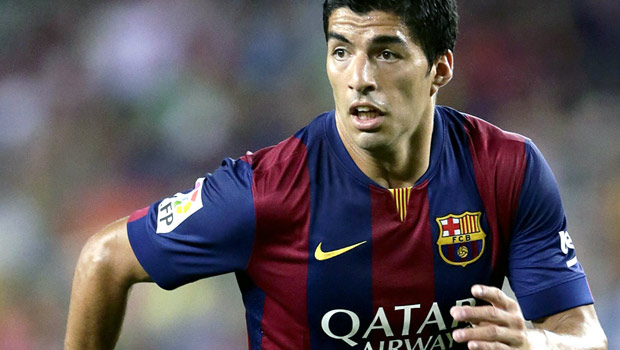 Barcelona forward Luis Suarez