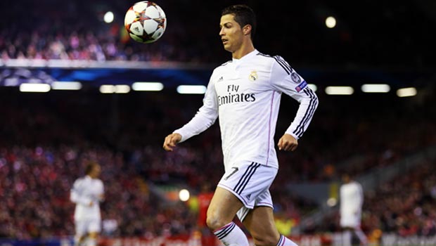 Cristiano Ronaldo Real Madrid v Ludogorets Champions League