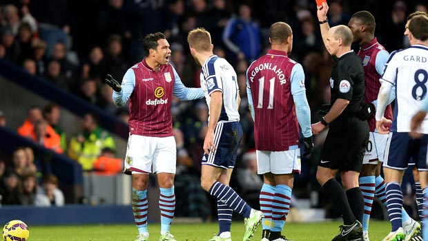 Kieran Richardson Aston Villa v West Bromwich Albion Premier League