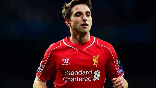 Liverpool midfielder Joe Allen