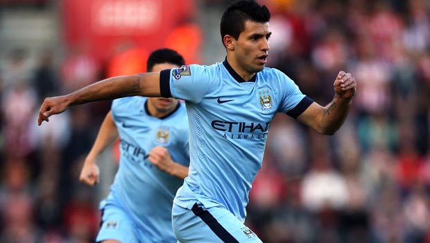 Manchester City star striker Sergio Aguero