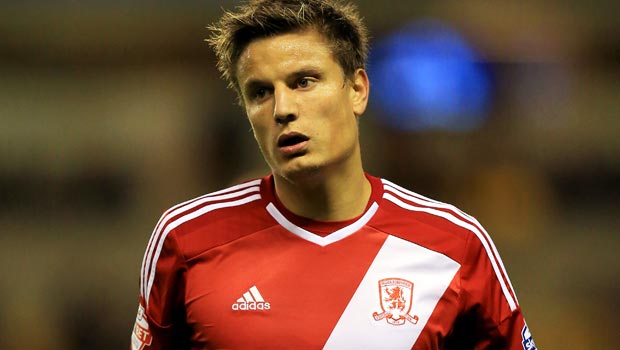 Middlesbrough striker Jelle Vossen