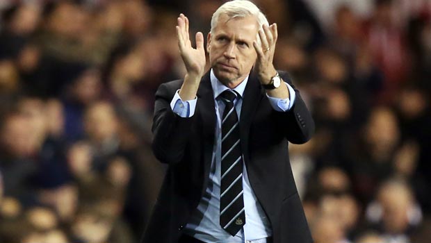 Newcastle United manager Alan Pardew