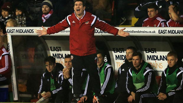 Sheffield United boss Nigel Clough