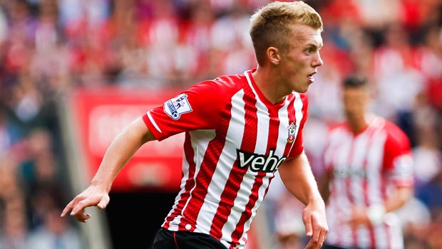 Southampton midfielder James Ward-Prowse