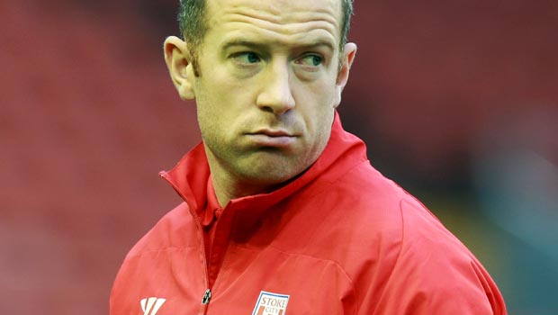 Stoke City midfielder Charlie Adam