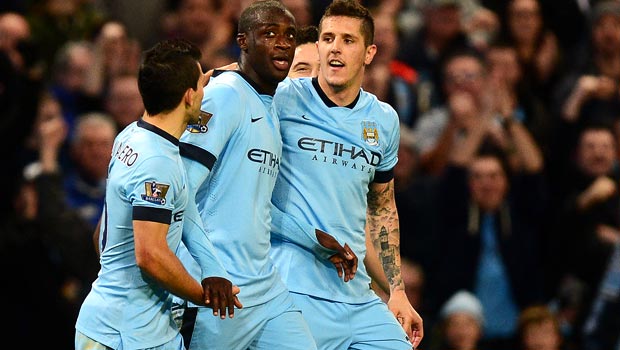 Yaya Toure Man City Midfielder