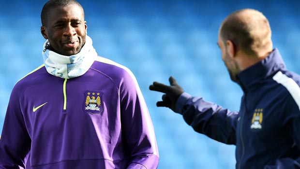 Yaya Toure Man City v Roma Champions League