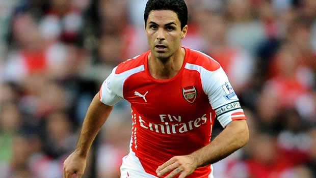 Arsenal midfielder Mikel Arteta