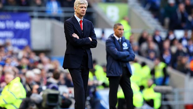 Brighton and Hove Albion v Arsenal Arsene Wenger 