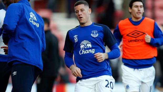 Everton midfielder Ross Barkley