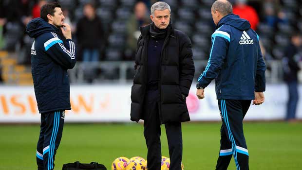 Jose Mourinho Chelsea v Swansea City