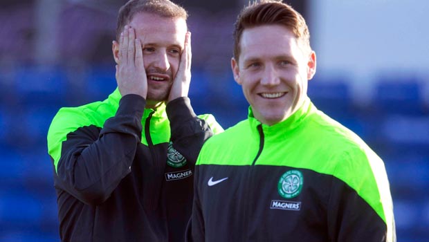 Kris Commons and Leigh Griffiths Celtic