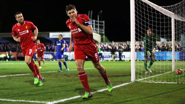 Liverpool captain Steven Gerrard FA Cup