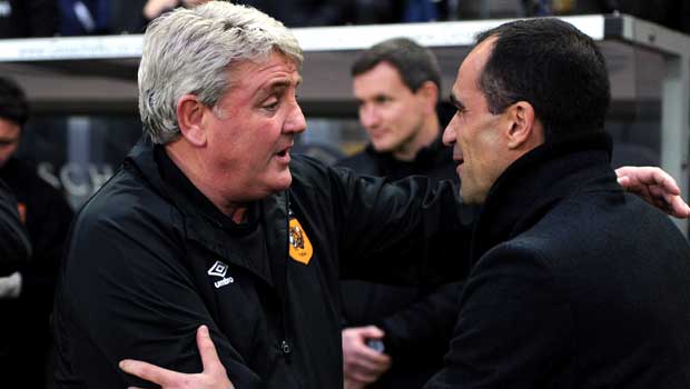 Roberto Martinez and Steve Bruce