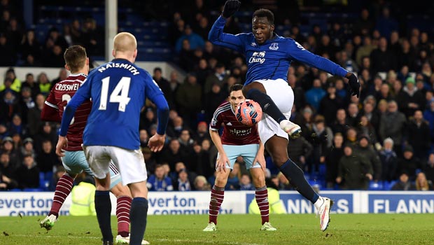 Romelu Lukaku Everton v West Ham United FA Cup