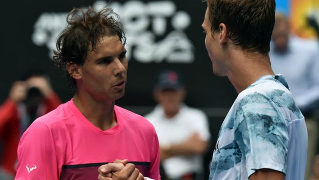 Tomas Berdych and Rafael Nadal Australian Open