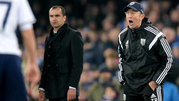 Tony Pulis West Bromwich Albion v Everton