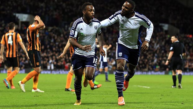 Saido Berahino West Bromwich Albion  v Hull City